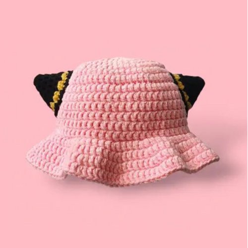 Kawaii Style Handmade Crochet Bucket Hat